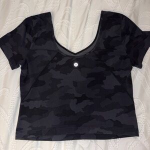 lululemon athletica Dark Camo Crop Top